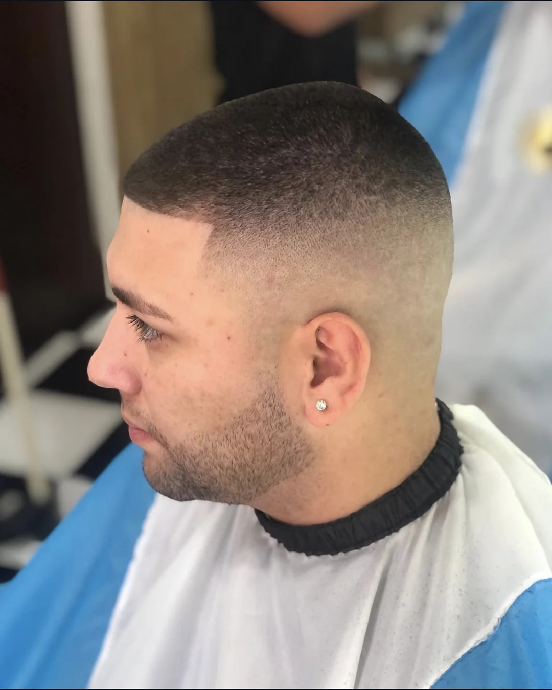 Degradé al ras con perfilado